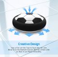 SOCCER BALL KIDS TOY AIR FLOATING SOCCER BALL WITH LED LIGHT SOFT BUMPER INDOOR OUT DORR HOVER BALL GAME. 