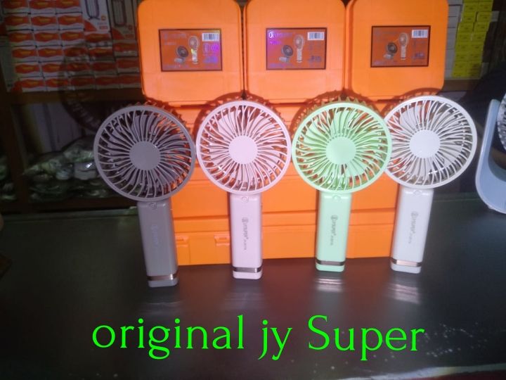 JY SUPER JY-2517A Rechargeable Mini Foldable Hand Fan With Box For ...