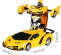 Remote Control Transform Car Robot Toy for Boys Rechargeable 2in1 Cars. 