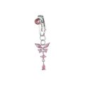 1pc Clip On Butterfly Belly Button Ring for Women, Copper Zircon Fake Belly Piercing Navel Body Jewelry Trendy Fashion Style.