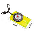 Waterproof Compass Outdoor Gadget Navigation Hiking Compass Camping  Orienteering Backpacking Map Reading Compass for Scout Kids. 
