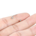 5 Pcs Stainless Steel Crystal Eyebrow Piercing Lot Tongue Piercing Snake Eyes Eyebrow Ring Mixed Snake Bite Piercing Lot 6/8mm. 