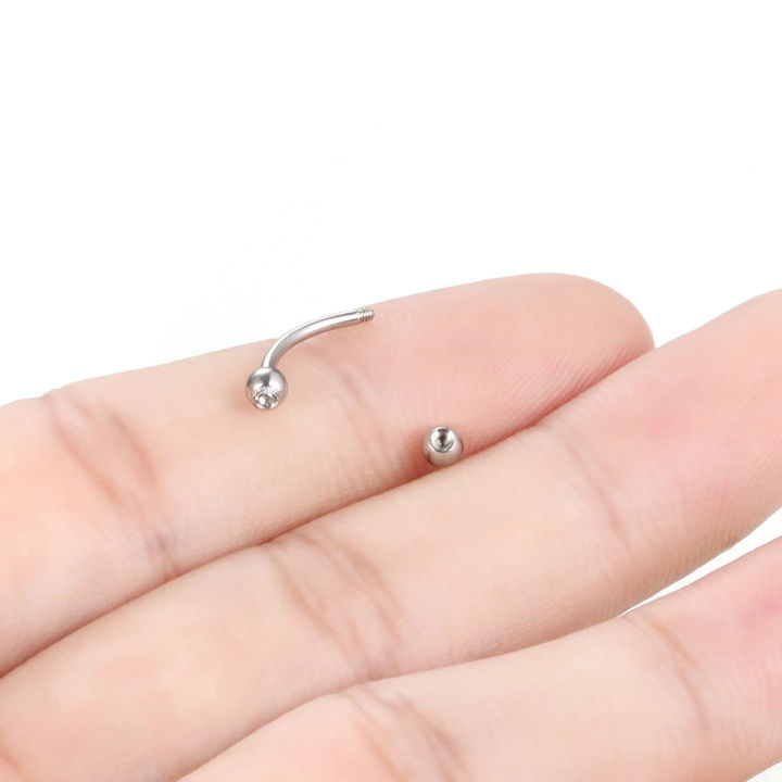 5%20Pcs%20Stainless%20Steel%20Crystal%20Eyebrow%20Piercing%20Lot%20Tongue%20Piercing%20Snake%20Eyes%20Eyebrow%20Ring%20Mixed%20Snake%20Bite%20Piercing%20Lot%206/8mm%20-%20Image%204