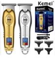 Electric Go ld Silver Color Hair Trimmer Kemei km-678. 