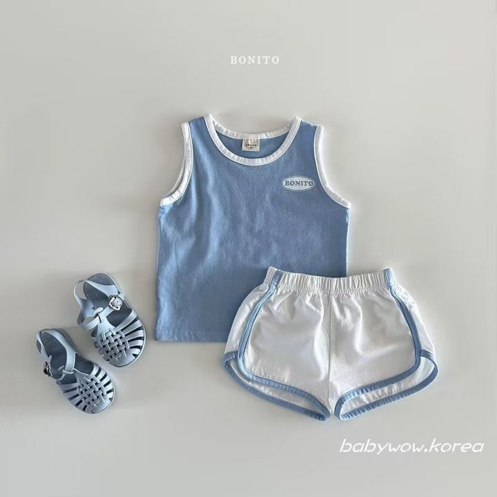 TZ24040%20summer%20Korean%20version%202025%20new%20baby%20pure%20cotton%20sports%20casual%20vest%20shorts%20two-piece%20set%20-%20Image%203