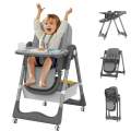 KidsSansar - Foldable Baby Dining Chair with Adjustable Height. 