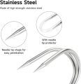 SANLIKE Big Fishing Hook 1/2 inch Thread 304 Stainless Steel Giant Saltwater Heavy Duty Fish Hook for Mackerel Large Fishes.
