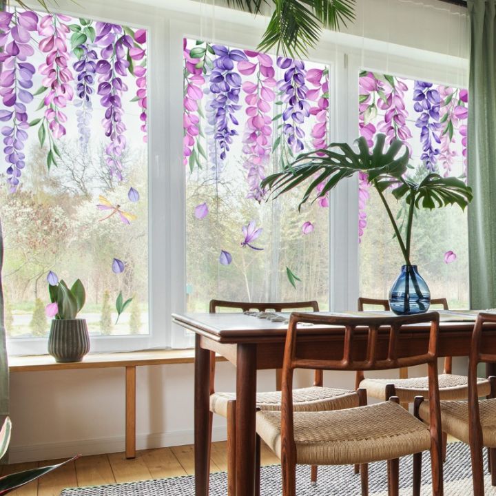 Purple%20Wisteria%20Flower%20Window%20Stickers%20Electrostatic%20Glass%20Stickers%20Living%20Room%20Bedroom%20Decoration%20Wall%20Stickers%20Self-adhesive%20-%20Image%205