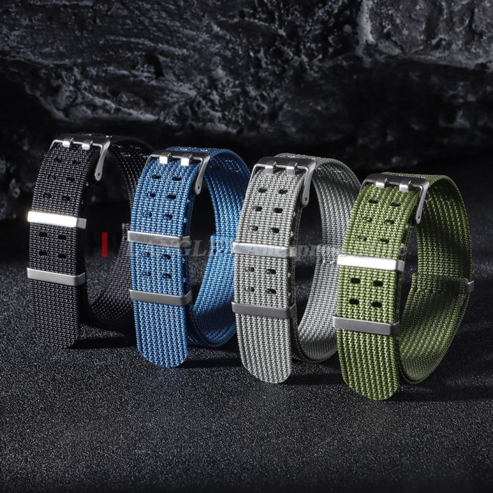 New%20Ribbed%20Nylon%20Watchband%2020mm%2022mm%20Watchband%20Accessories%20%20%20Braid%20Sport%20Double%20Holes%20Wristband%20Men's%20Women%20Bracelet%20-%20Image%204