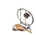 iPstyle Pan Lid Holder Progressive Lid and Spoon Rest Shelf Keep Your Kitchen Counters Clean and Organized. 