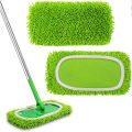 2 Pack Reusable Dry Sweeping Cloths Microfiber Wet Mop Pads Compatible with Swiffer Sweeper Mop Replacement. 
