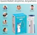 New Portable Mesh Nebulizer, Silent and Compact Nebulizer Machine for Adult and Kids, Travel and Household Use, Steam Inhaler for Cold and Cough - Quick Relief, Vaporizer, Baf Machine With Respiratory Mask, Effective for Cough, Asthma, Bronchitis (Unique). 