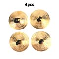 4PCS Mini Copper Finger Cymbals Belly Dance Hand Cymbals Musical Instrument ,Dancing & Performances Instrument. 
