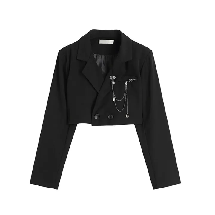 Women%20Punk%20Gothic%20Cropped%20Blazer%20with%20Metal%20Chain%20Harajuku%20Design%20Streetwear%20Chic%20Patchwork%20Suit%20Office%20Lady%20Commute%20Short%20Coat%20-%20Image%204