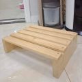 HM&DX Ergonomic Solid Wood Foot Rest, Small Low Under Desk Footrest Toilet Piano Pedal Bench Footstool Step Stool Home Office Bedroom -d M. 