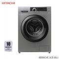 HITACHI 8Kg Fully Automatic Inverter Front Load Washing Machine BD80CVE (SL). 