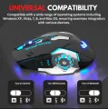 2.4GHz Chargeable Wireless  Gaming Mouse With RGB Lights Optical Mice with USB Receiver and Bluetooth Gamer 3200DPI 6 Buttons Mouse For Computer PC Laptop Accessories. 