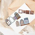1pcs Door Window Frame Metal Die Cuts Door Cutting Dies Window Frame Lace Embossing Tool Cut Stencils for Album Paper Card Art.