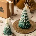 Silicone 3D Christmas Tree Mold DIY Resin Epoxy Small Irregular Pine Needle Tree Craft Candle Making Kit Holiday Decor. 