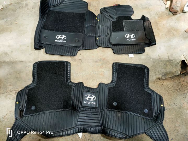Hyundai Tucson 10D Floor Mats with Grass Mats Premium Quality Imported Tray Type