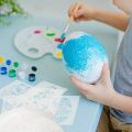 24PCS Mini Easter Stencil Set 3x3 Inch Bunny Egg Flower DIY Painting Template Craft. 