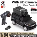 WLtoys RC Cars 1:64 Mini 6406 6406C HD Camera Car 120° Wide Angle 2.4G Mobile APP 720P Dual Control Mini Car Desktop toys.