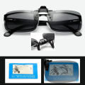 1/2/4pcs Polarized Sunglasses Clip Glasses Clip Driving Night Vision Glasses UV400 Outdoor Sunshade Clarity Sunglasses Clip.