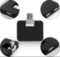 Mini USB Hub 4-port USB Splitter Rotatable USB Hub Expander for PC Laptop USB Data Transfer Mobile Charging. 