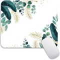 Beautiful Flowers and Plants Square Mouse Pad Anti Slip and Washable Mouse Pad Anti Slip Base Suitable for Office and Home Use. 