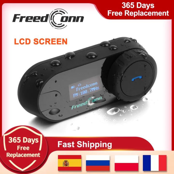 FreedConn%20Bluetooth%20Motorcycle%20Intercom%20Helmet%20Headset%20Wireless%20Motorbike%20Head%20Interphone%20LCD%20Screen%20FM%20Earphone%20-%20Image%207