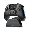 Manba One Ver 2 Wireless PC Controller - Gaming Controller with 2-inch Interactive Screen and Hall-Effect Joystick (Black). 