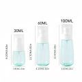 2/4PCS Refillable Spray Bottles 30/60/80ml Alcohol Atomizer Mini Fine Mist Liquid Containers Skin Care Makeup Travel Accessorie. 