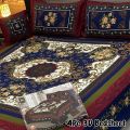 New Style 4Pc 3D Panel Bedsheet Crystal Cotton Bed Sheets King Size Bedsheet. 