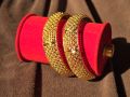 Bianca's Collection / Elegant Gold-Plated Women Fashion Bangles / Gold Plated Bangle / Bangle. 
