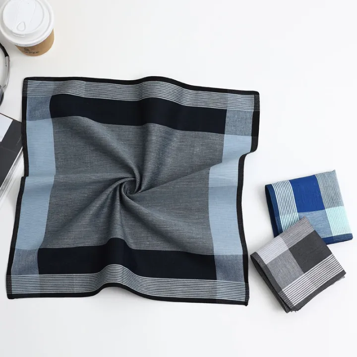 3%20Packs%20of%20Men's%20Handkerchiefs,%20Cotton%20Yarn-Dyed%20Plaid%20Handkerchiefs,%20Soft%20and%20Comfortable%20Sweat-Wiping%20Handkerchiefs,%20Gentleman%20Flap%20Pocket%20Pants%20Squares,%20Groom's%20Gifts,%20Great%20Gifts,%20Wedding%20Supplies%20-%20Image%204
