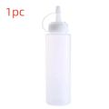 1/3/6pcs Squeeze Sauce Bottles Condiment Squeeze Bottle with Cap for Ketchup Salad Dressing Mustard Olive Oil Set Kitchen Tools.