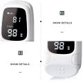 Oximeter Health Portable Mini Finger Pulse Oximeter LED Blood Oxygen Saturation Heart Rate Monitor Respiratory Digital Oximeter.