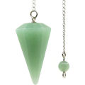 Natural Stone Quartz Agates Pendant Reiki Healing Cone Amethyst Charm Pendulum Pendants For Divination Dowsing Reiki Crystals.