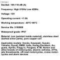 〔YY24〕Universal car horn accessories 12V 105db waterproof motorcycle electric scooter scooter horn replacement parts.