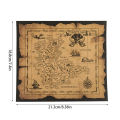 Pirate Adventure Treasure Hunt Map Classic Retro Kraft Paper Maps Party Cosplay Props Halloween Pirate Theme Party Decor. 