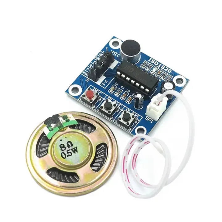 Microphone Module For Recoding ISD1820 Recording voice module Voice module Recording and playing Voice ...