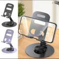 Premium Metal 360° Rotating Bracket – Universal Stand for Phones & Tablets. 
