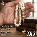 Camel Bone Tasbeeh Beads Religious Prayer Counting Islamic Jewelry 33 And 100 Beads. 