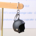 Creative Motorcycle Helmet Keychain Fashion Safety Helmet Keyring for Car Keys, Bag Pendant Decor.