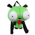 New Alien Invader Zim 3D Eyes Robot Gir Knapsack Cute Stuffed Plush Green Kawaii Plush Doll Knapsack for Gir’s Xmas Gifts. 