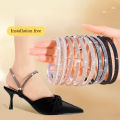 New Dual-purpose Tie Shoelaces, High-heeled Shoes Sandals No Heel Strap No Installation Light Luxury and Adjustable Elasticity.