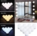 LED Vanity light Table with Drawers & Mirror | Vanity Organizer Box for Makeup | Dressing Table with Vanity Lights 8 Bulbs. 