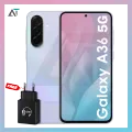 Samsung Galaxy A36 5G 8GB RAM 256GB ROM (With 45w Super Fast Charger) Snapdragon 6 Gen 3 | 6.7" Super AMOLED 120Hz Display | 50MP OIS Triple Camera | Android 15 OneUI 7 | 5000mAh Battery | 45W Fast Charging | PTA Approved. 