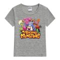 My Singing Monsters Summer Anime T-shirt Kids Clothes Kids T Shirts Casual Short Sleeve 100% Cotton Tops Y2k Boys Girl Clothes. 