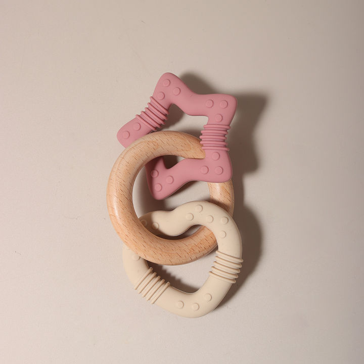Silicone%20Star%20and%20Heart%20Teether%20with%20Teething%20Wooden%20Ring%20Baby%20Rattle%20Toy%20-%20Image%202